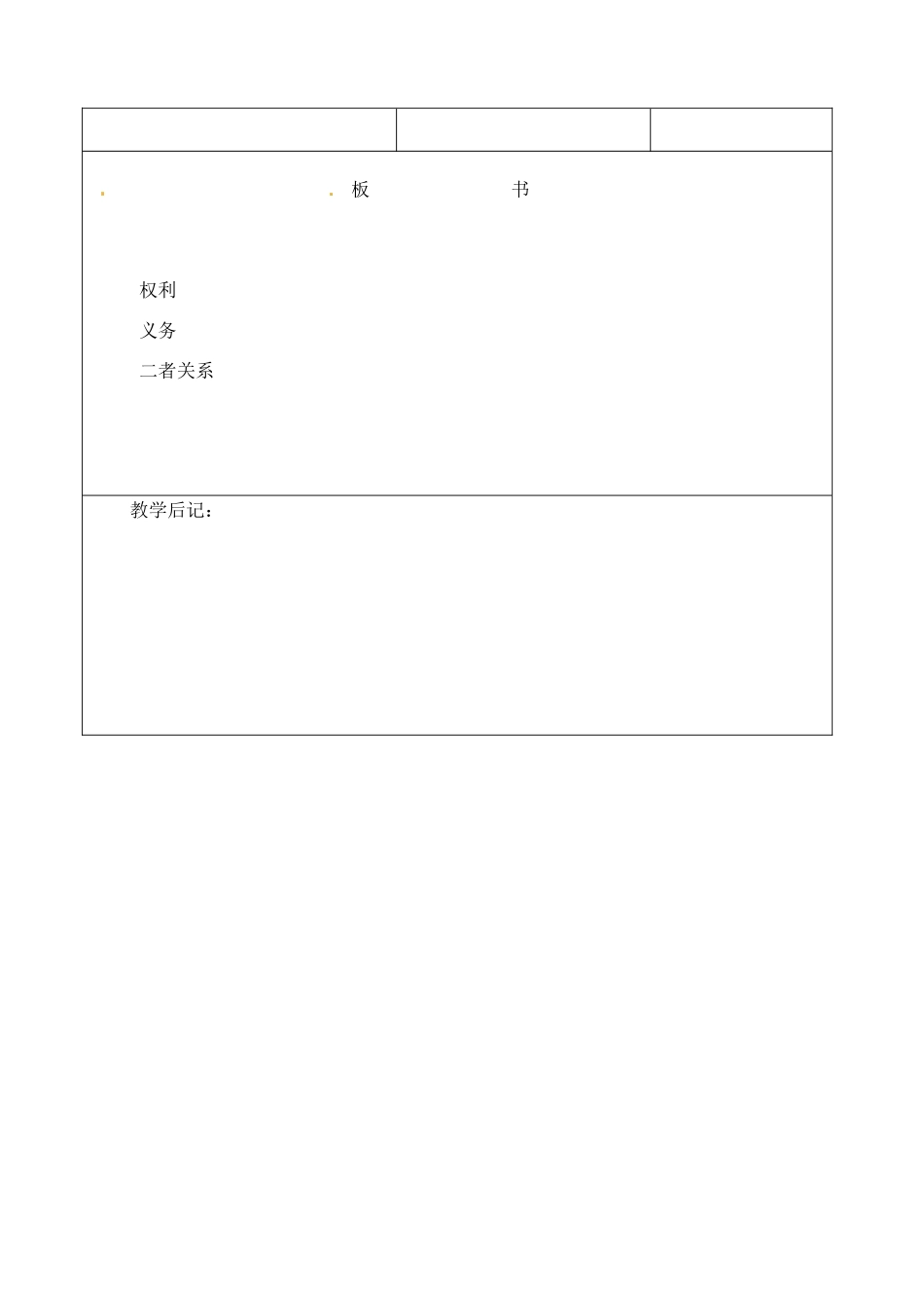 吉林省四平市第十七中学八年级政治下册《第二课 我们应尽的义务复习（二）》教学设计 新人教版_第3页