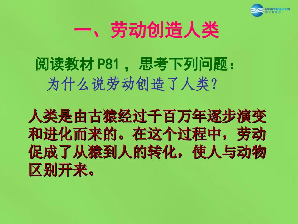 八年级政治下册 第四单元 第九课《人类的需要》课件2 教科版_第3页
