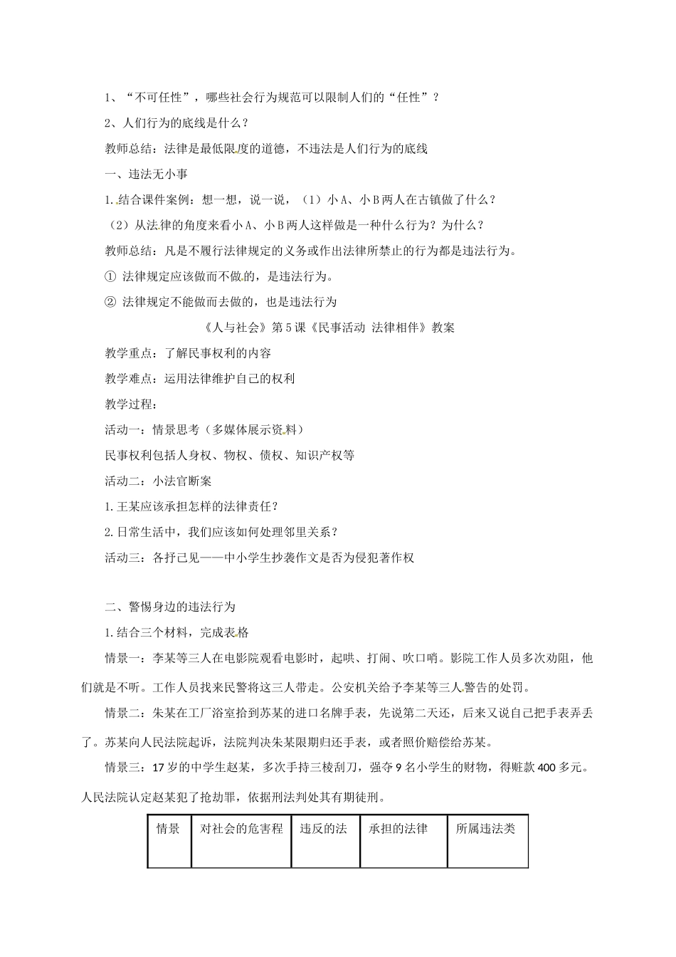 辽宁省辽阳市中考政治 行使权利 履行义务复习教案-人教版初中九年级全册政治教案_第2页