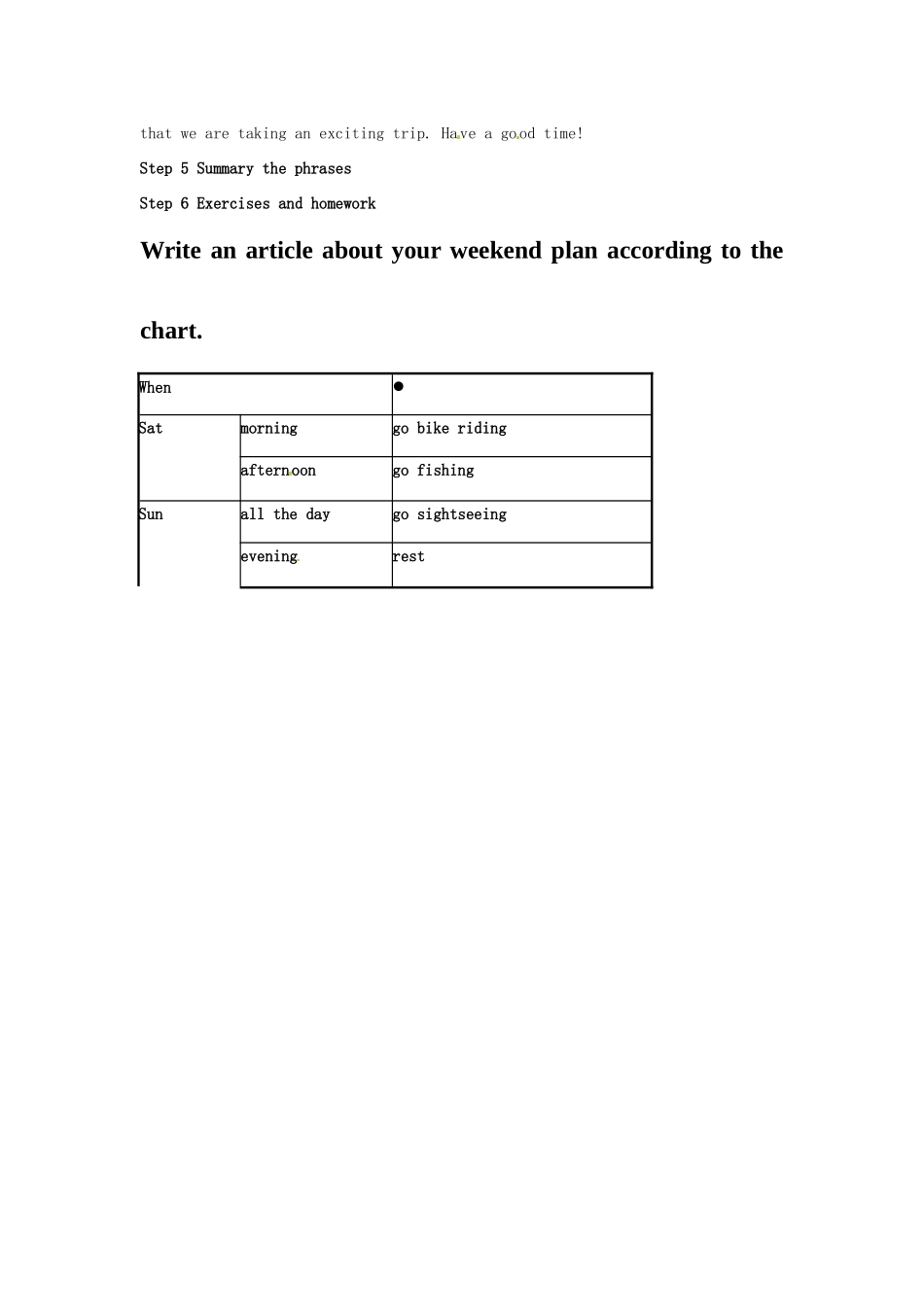 山东省肥城市安站中学八年级英语上册 Unit 3 What are you doing for vacation Period 3导学案 人教新目标版_第2页