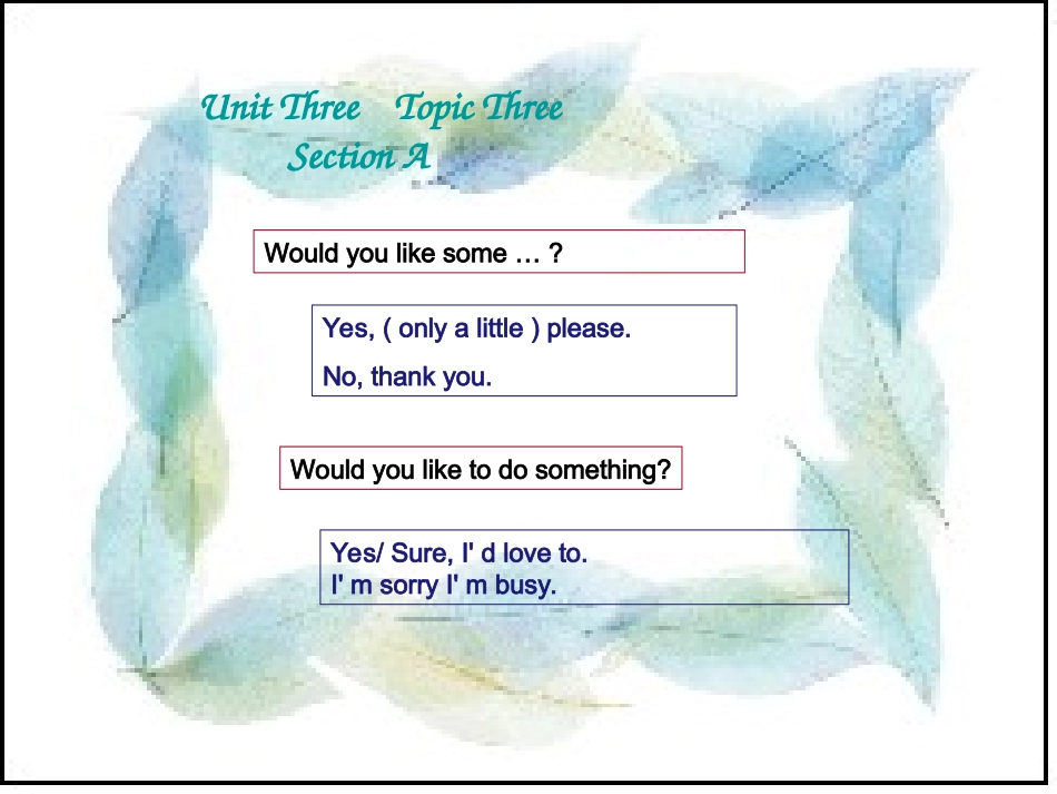 七年级英语Unit3Topic3SectionA课件仁爱版_第2页