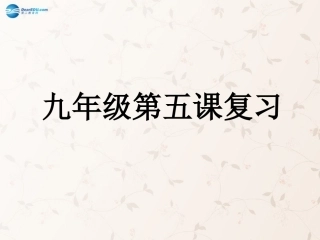 九年级政治全册 2.5 中华文化与民族精神课件 新人教版
