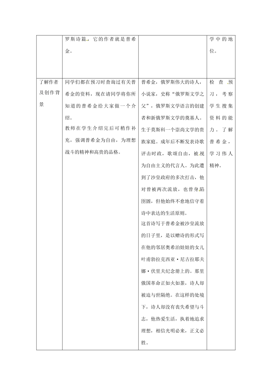 河南省安阳市第六十三中学七年级语文下册 第一单元 第4课《诗两首》教案 （新版）新人教版_第2页