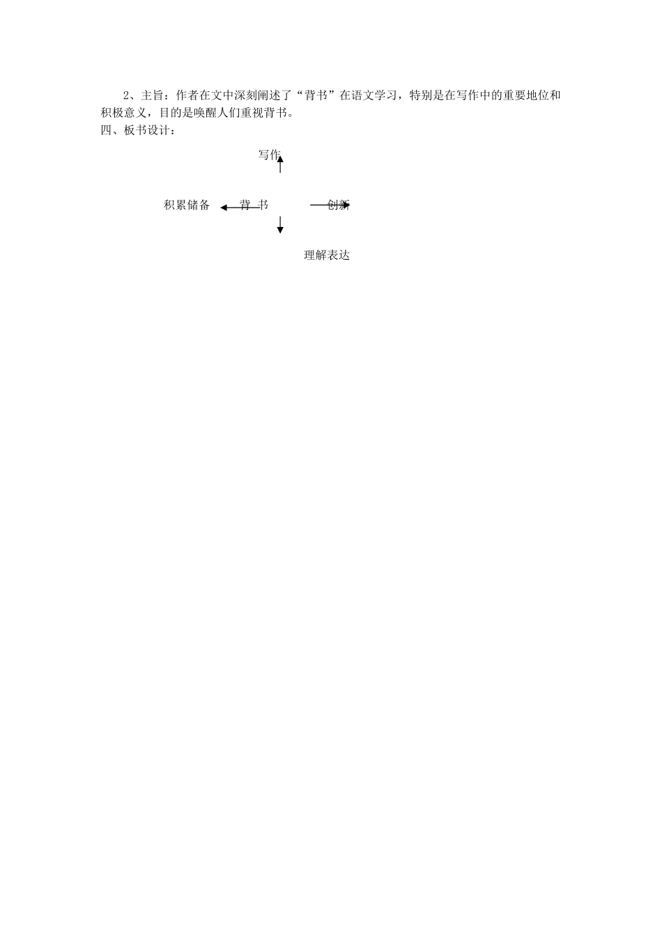 七年级语文上册 第23课《背书是写作的基本功》教案 冀教版-冀教版初中七年级上册语文教案_第2页