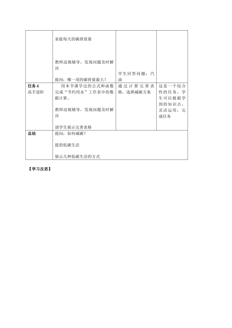 新疆石河子市第十中学七年级信息技术 第4课《动物的力量—认识高效运算的函数》教案_第3页