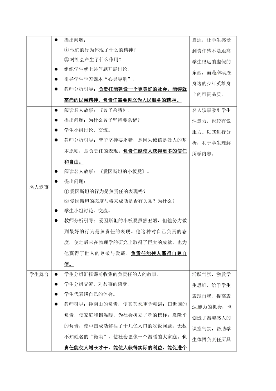 广东省惠东县教育教学研究室八年级政治下册 8.4 负起我们的社会责任（第1课时）教案 粤教版_第2页