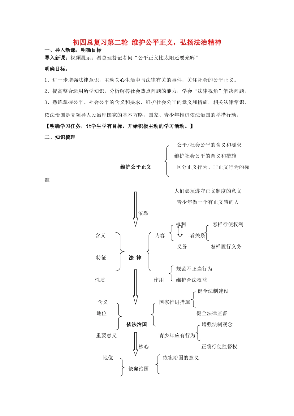 九年级政治 公平正义、承担责任与使命、热爱集体、亲近社会、奉献社会 教案_第1页