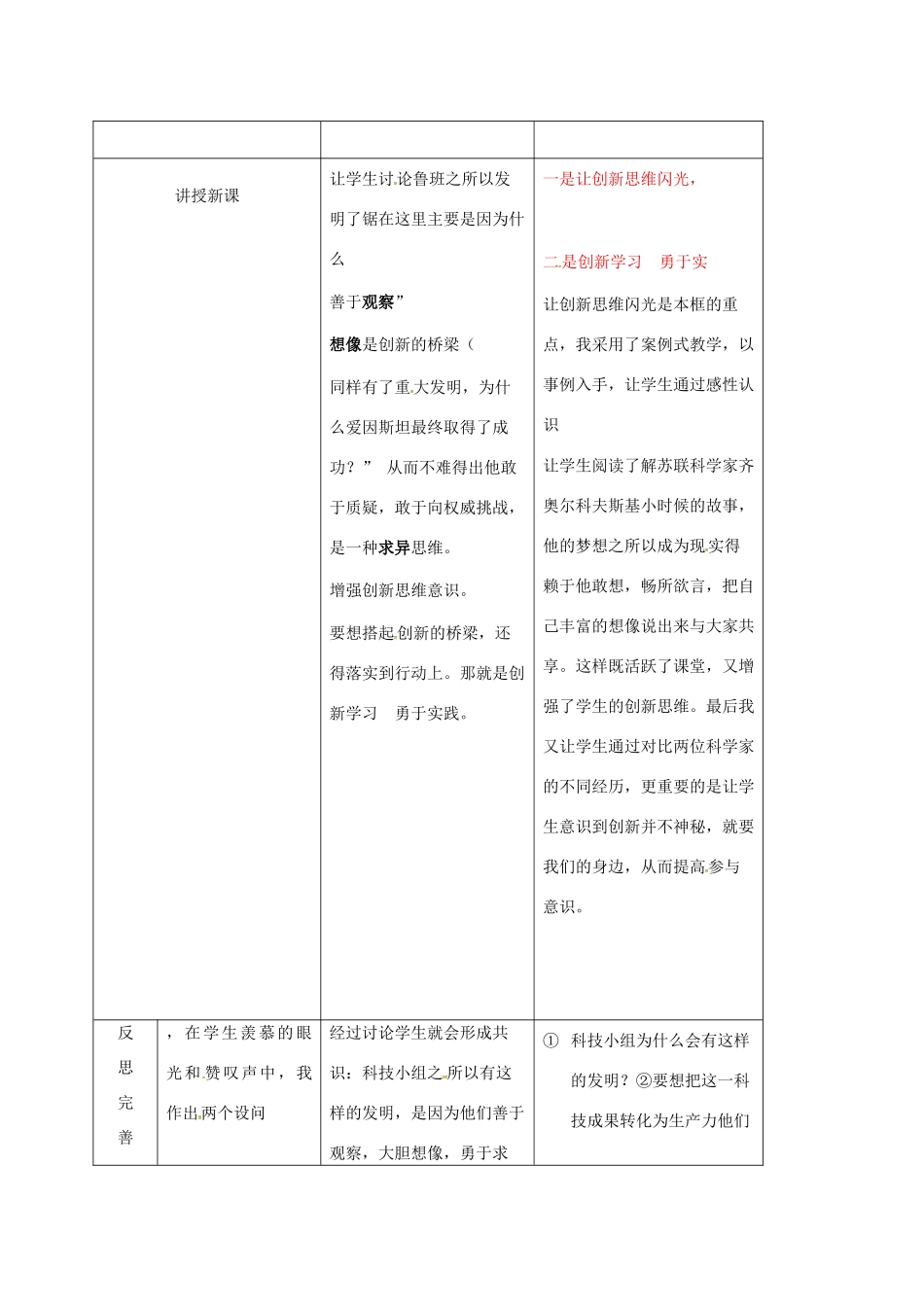 八年级政治下册 15.2 搭起创新的桥梁教案 鲁人版六三制-鲁人版初中八年级下册政治教案_第2页
