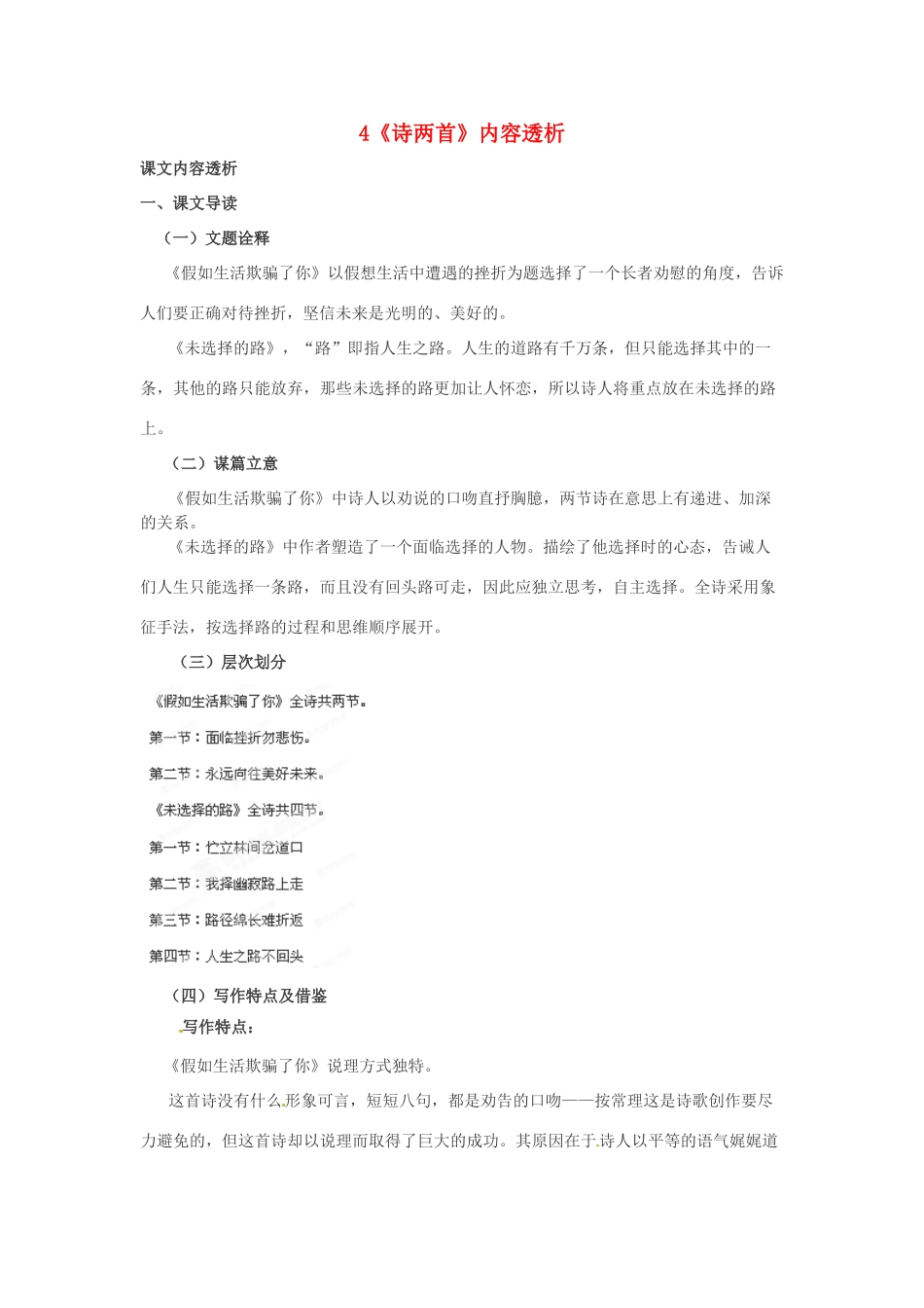 浙江省桐庐县富春江初级中学七年级语文下册 4《诗两首》内容透析_第1页