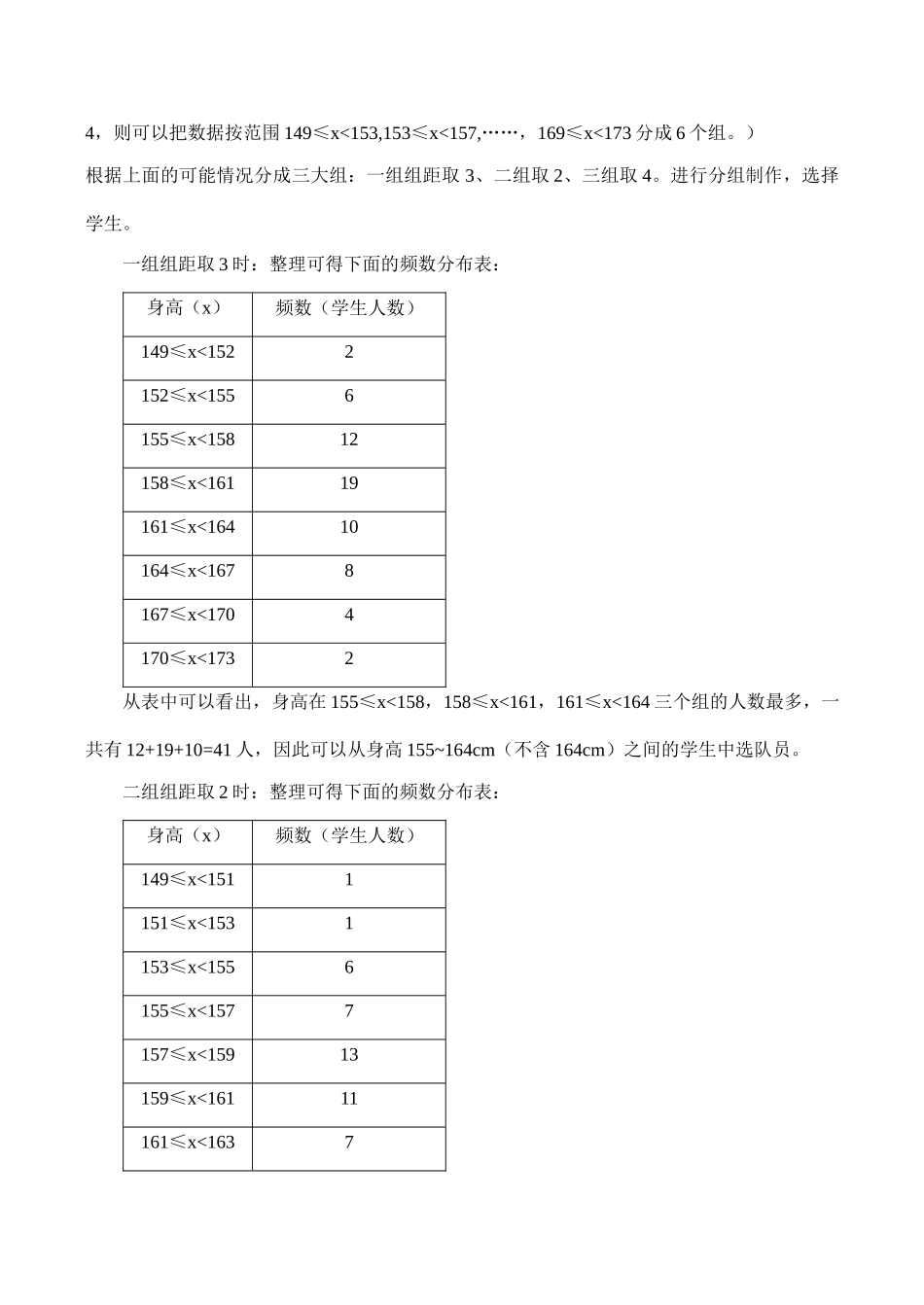 八年级数学用直方图描述数据新人教版_第3页