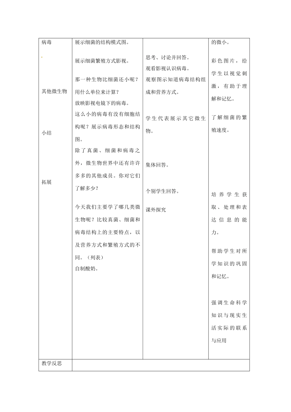 第四章 第三节 微生物 教案4_第3页