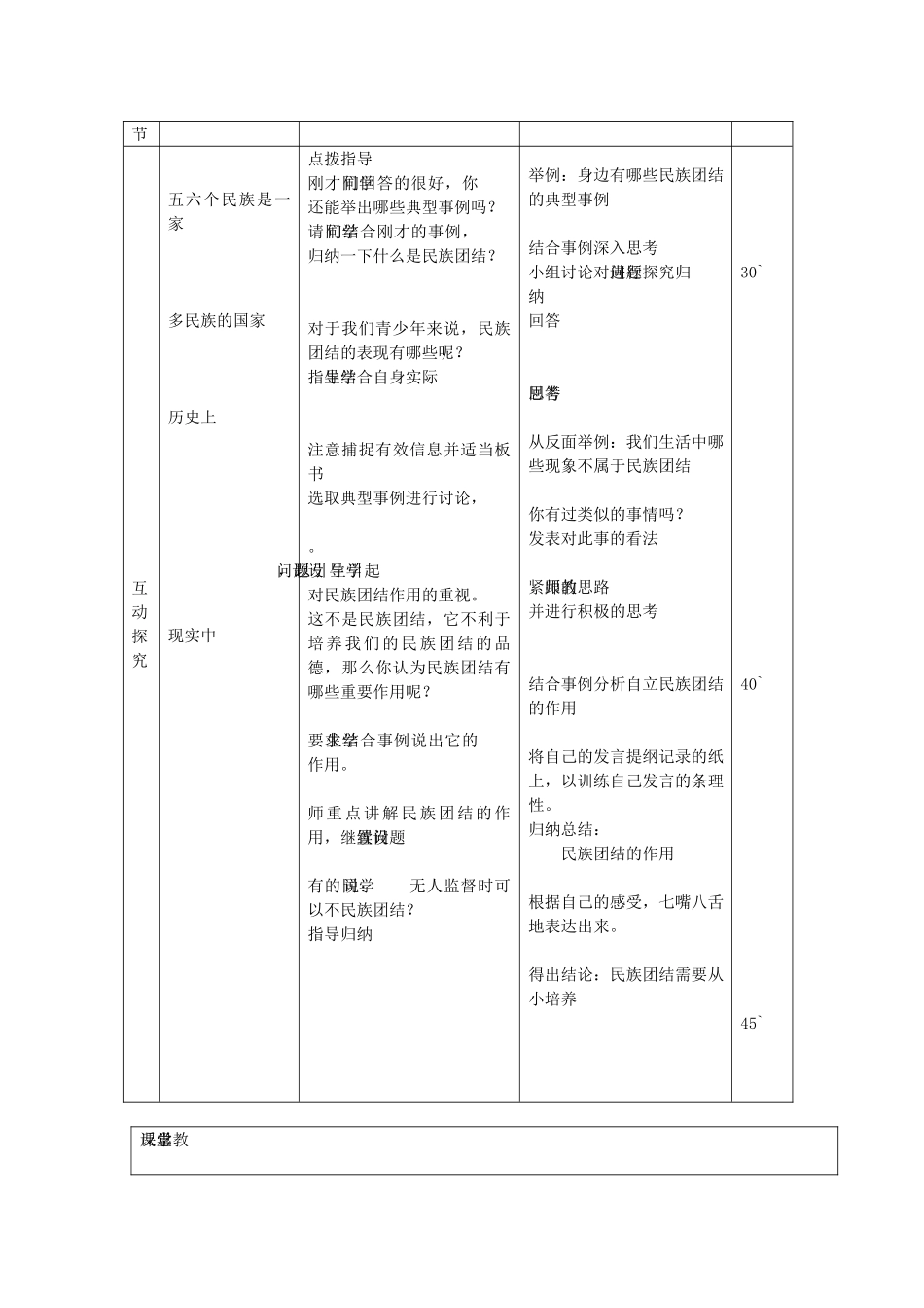 八年级政治上册 1.2.1 我爱你中国教案 鲁教版-鲁教版初中八年级上册政治教案_第3页