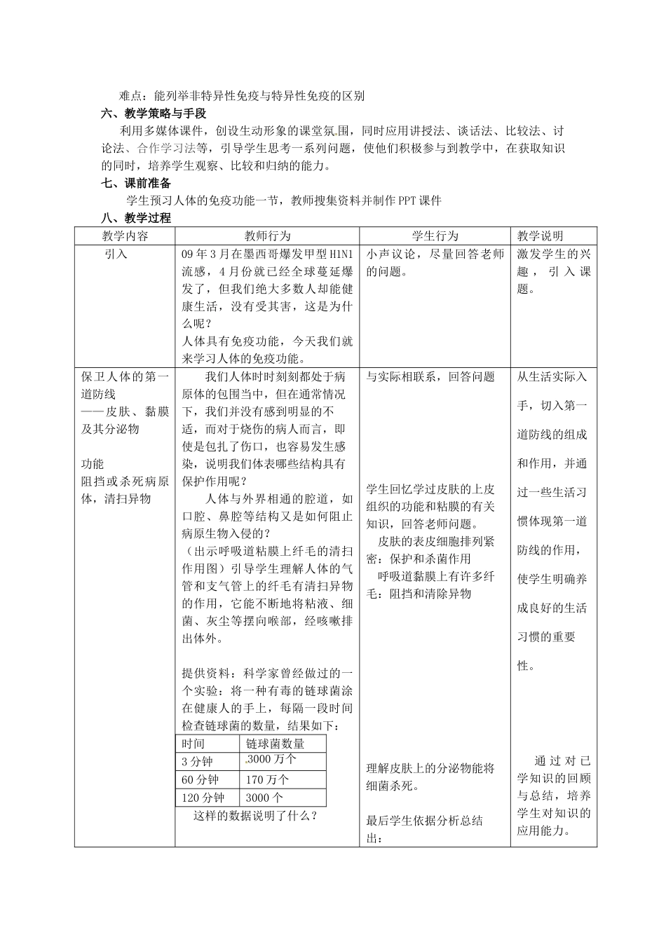 第三章 第三节 医疗常识与医疗技术 教案_第2页