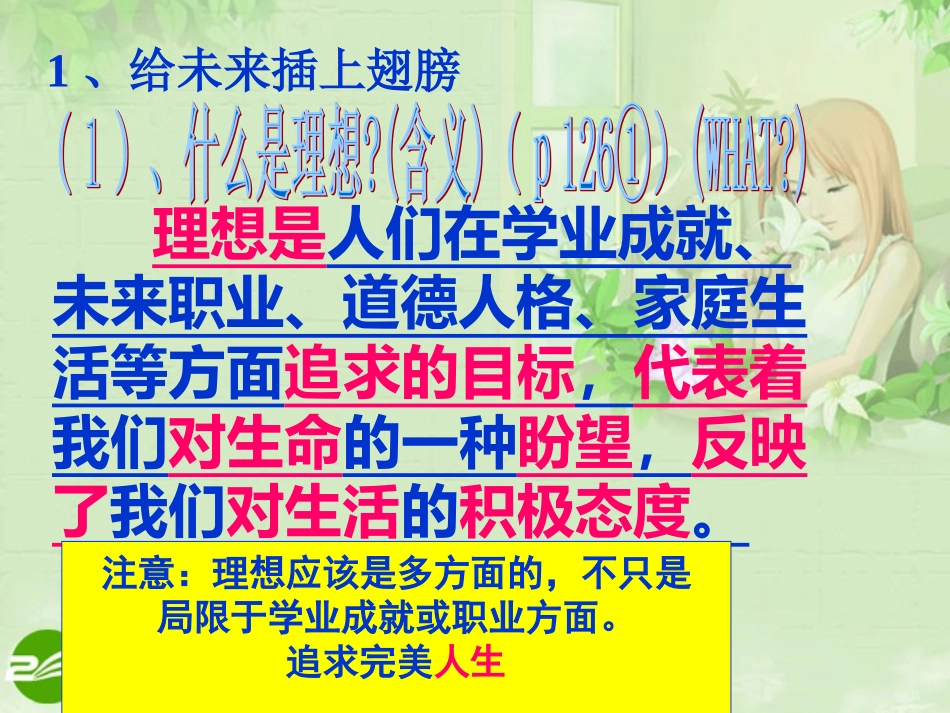 中考政治 备考正确对待理想与现实课件_第3页