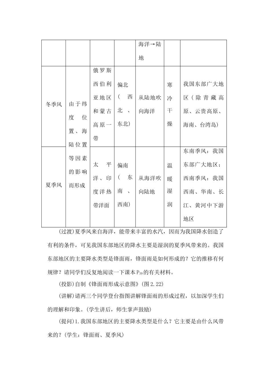 第二章 第二节 气候多样  季风显著（第三课时）_第3页