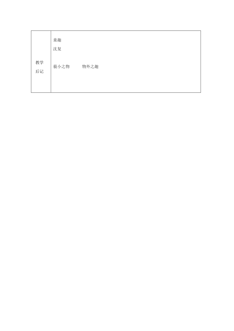 浙江省绍兴县杨汛桥镇中学七年级语文上册《童趣》2教学案 人教新课标版_第3页