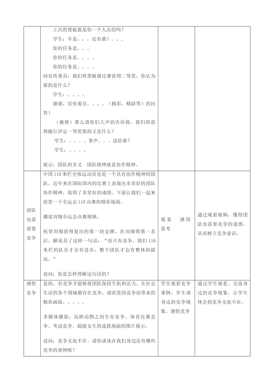 七年级政治上册 合理的竞争》教案 湘教版_第2页