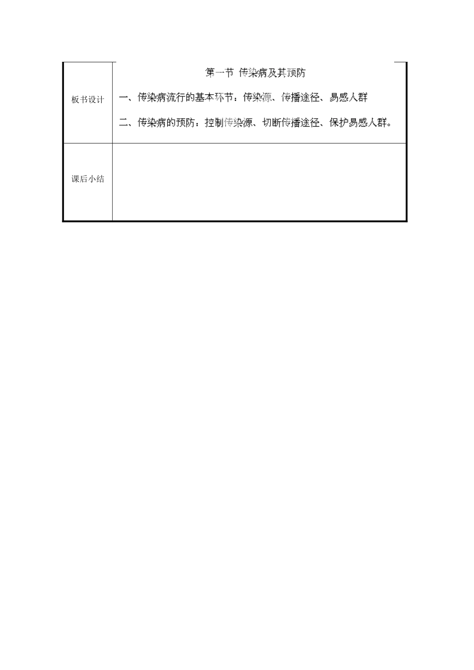 北京市和平北路学校八年级生物下册《8.1.1 传染病及其预防》教案 新人教版_第3页