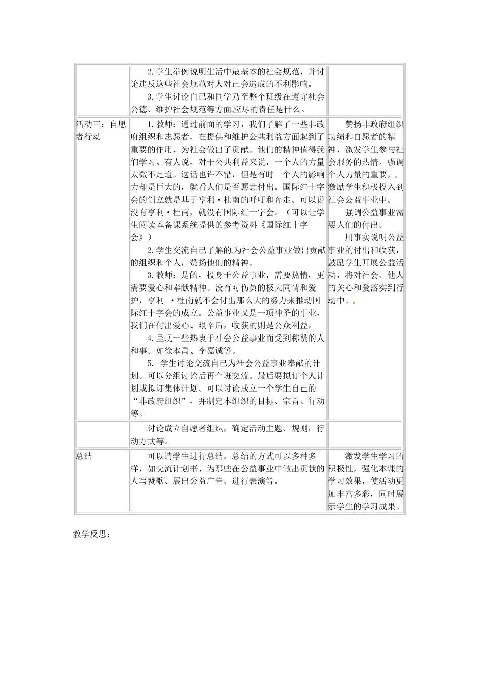 四川省宜宾县复龙初级中学八年级政治下册 第二节 个人的责任教案 教科版_第2页