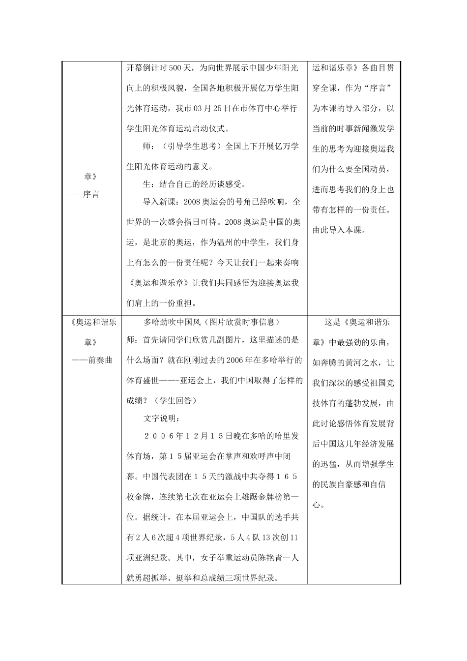八年级政治上册 1.3 自我负责 北京奥运有我的一份责任-《做有责任感的人》教学设计 教科版_第2页