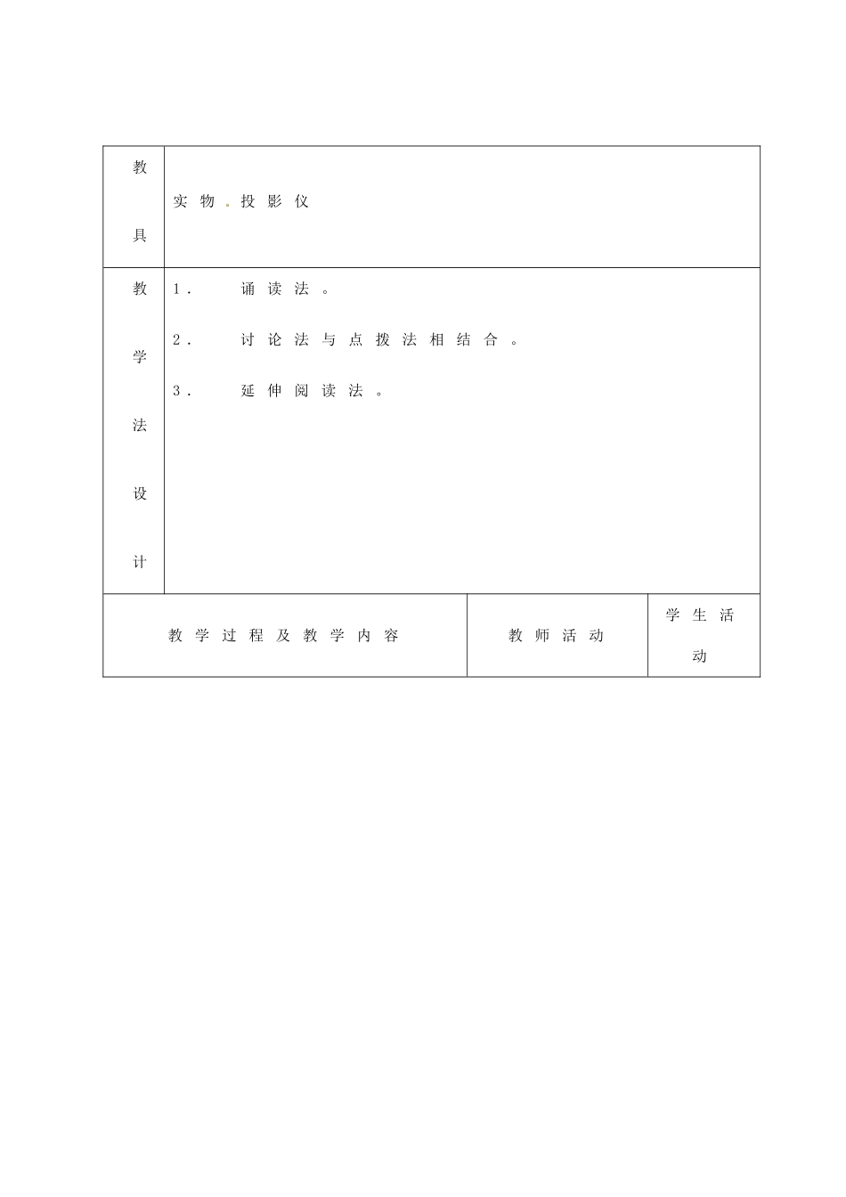 山东省青岛市平度市灰埠中学七年级语文下册 5 伤仲永教案1 新人教版_第2页