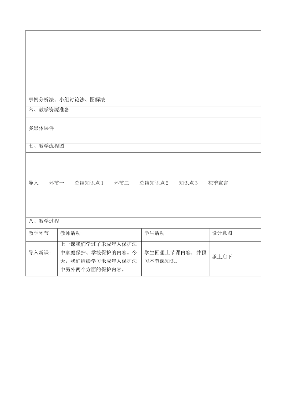 七年级政治下册 20.2 社会与司法的保障教学设计3 苏教版_第2页