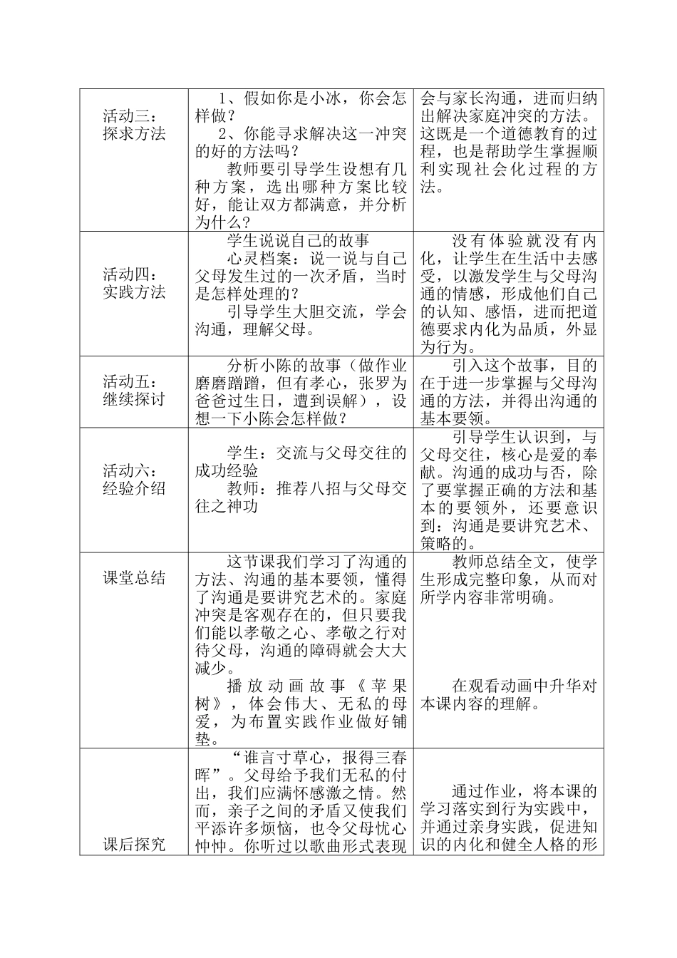八年级政治2.2　两代人的对话　教案1人教版_第3页
