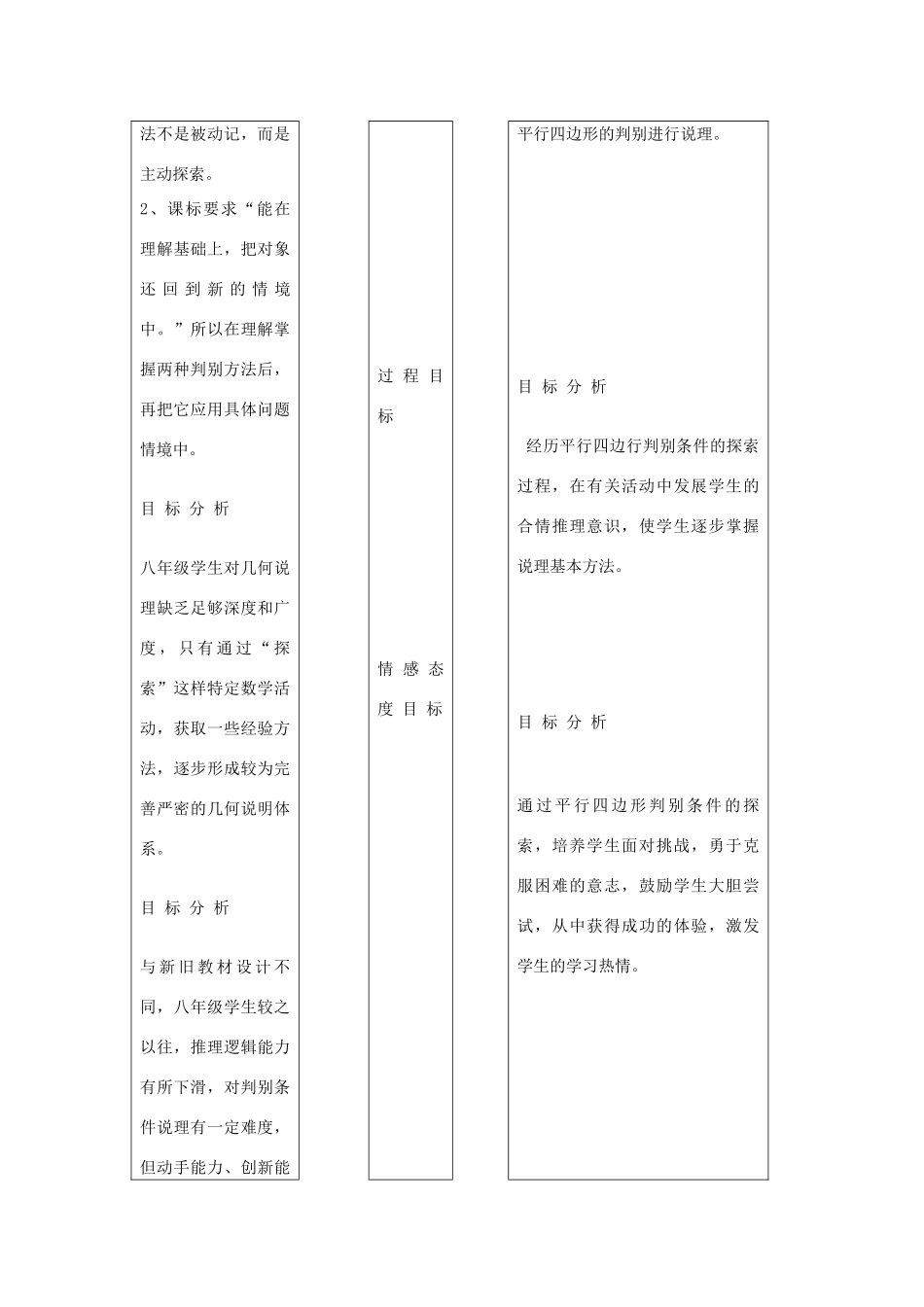 八年级数学下册 6.2 平行四边形的判定教案 （新版）青岛版-（新版）青岛版初中八年级下册数学教案_第2页