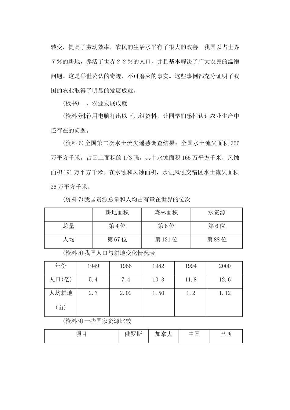 第四章  第二节  因地制宜发展农业  （第三课时）_第3页
