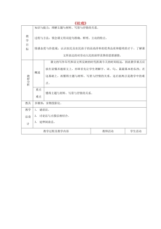 山东省青岛市平度市灰埠镇灰埠中学七年级语文下册 第16课《社戏》教案1 新人教版