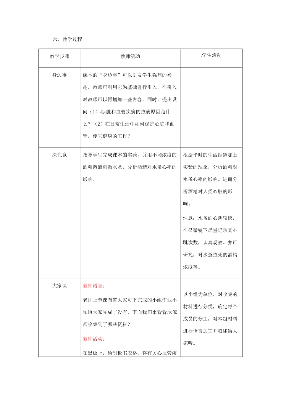 第二章 第四节 心脏和血管的保护 教案2_第2页