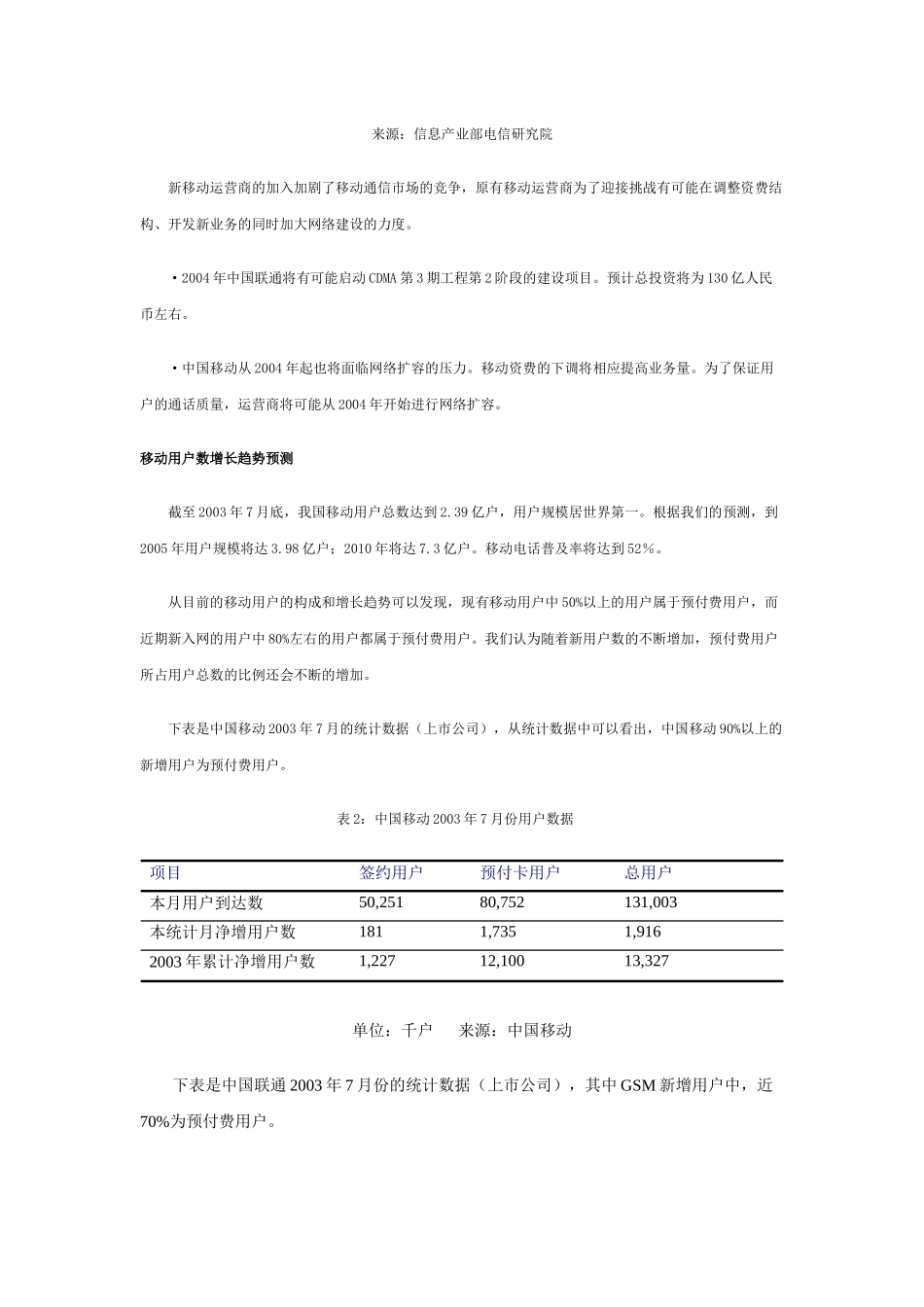 中国3G移动通迅市场发展趋势分析与预测_第3页