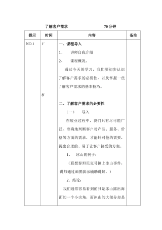 VG了解客户需求