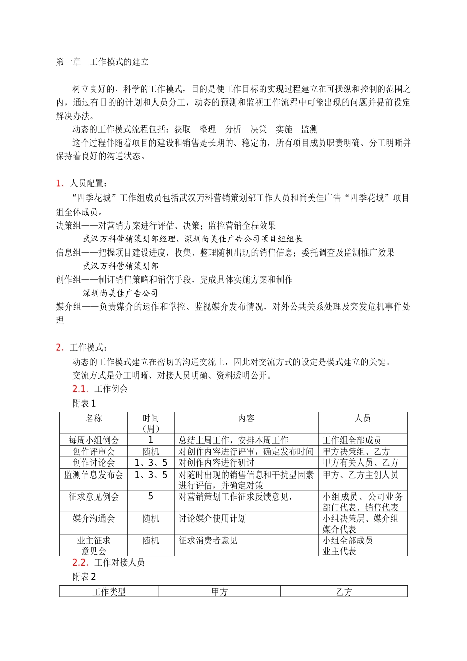 武汉某某四季花城营销策划报告_第2页