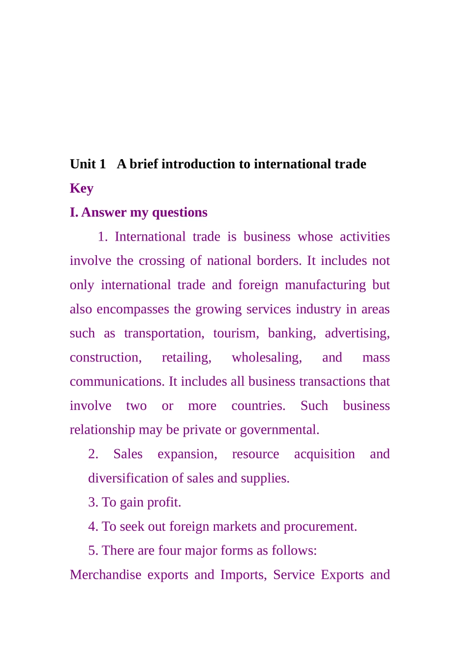 国际贸易双语教程英文版_第1页