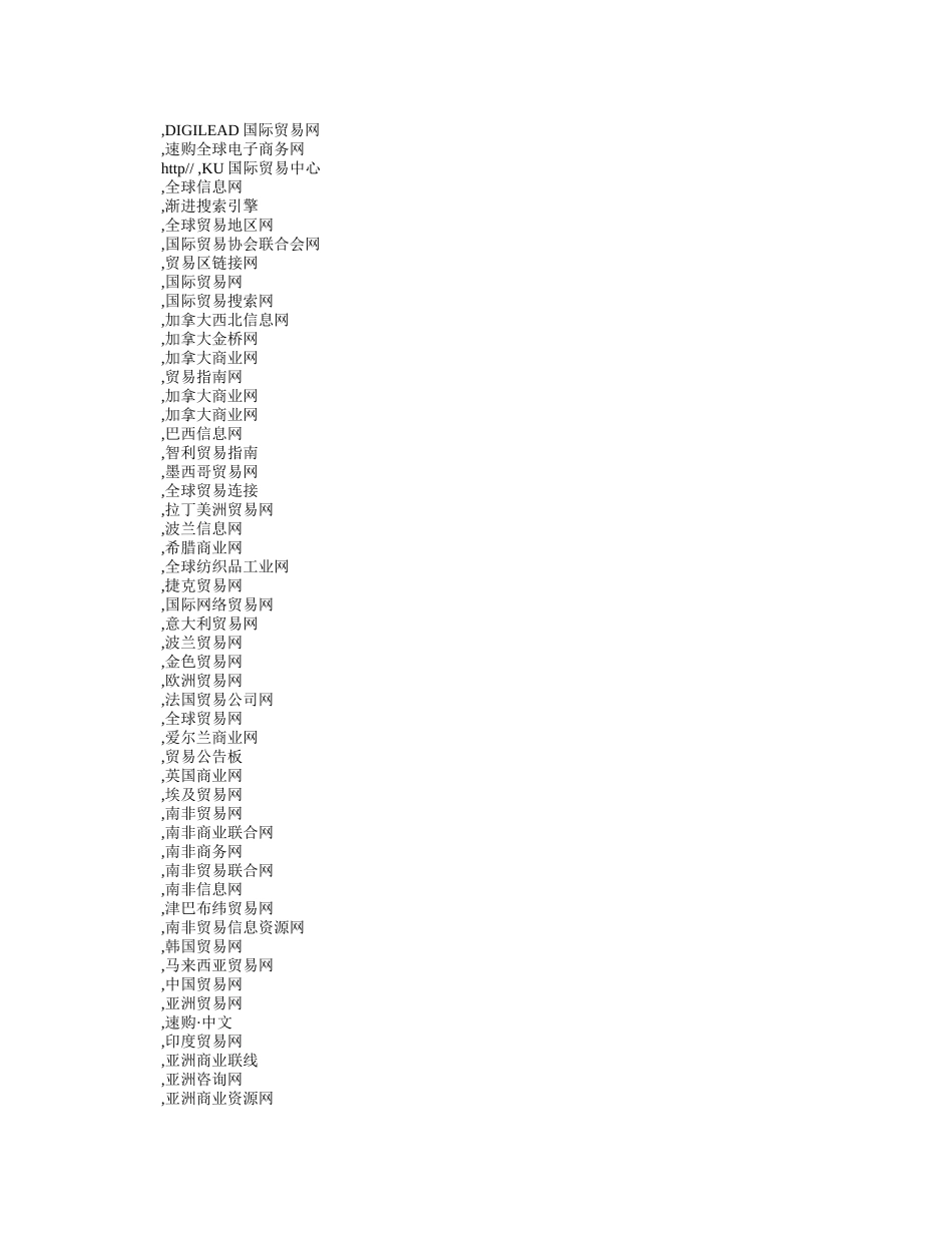 国际商务网站大全_第3页