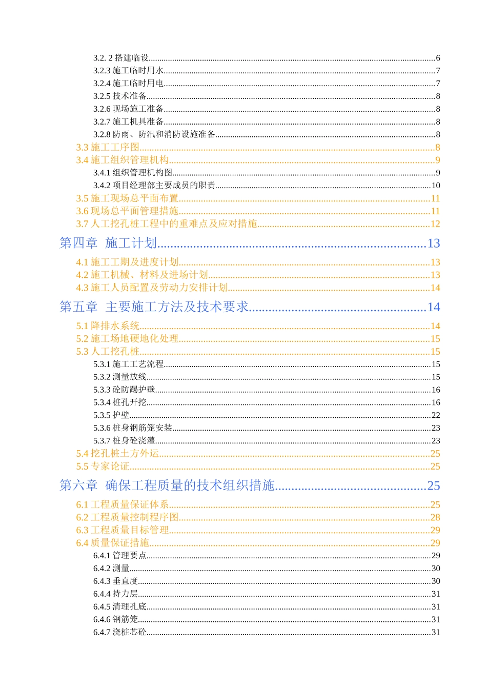 人工挖孔桩施工方案_第3页