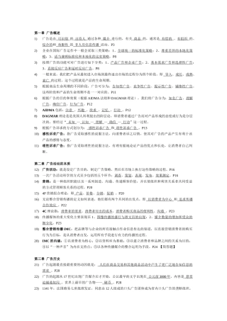 专升本广告学大概