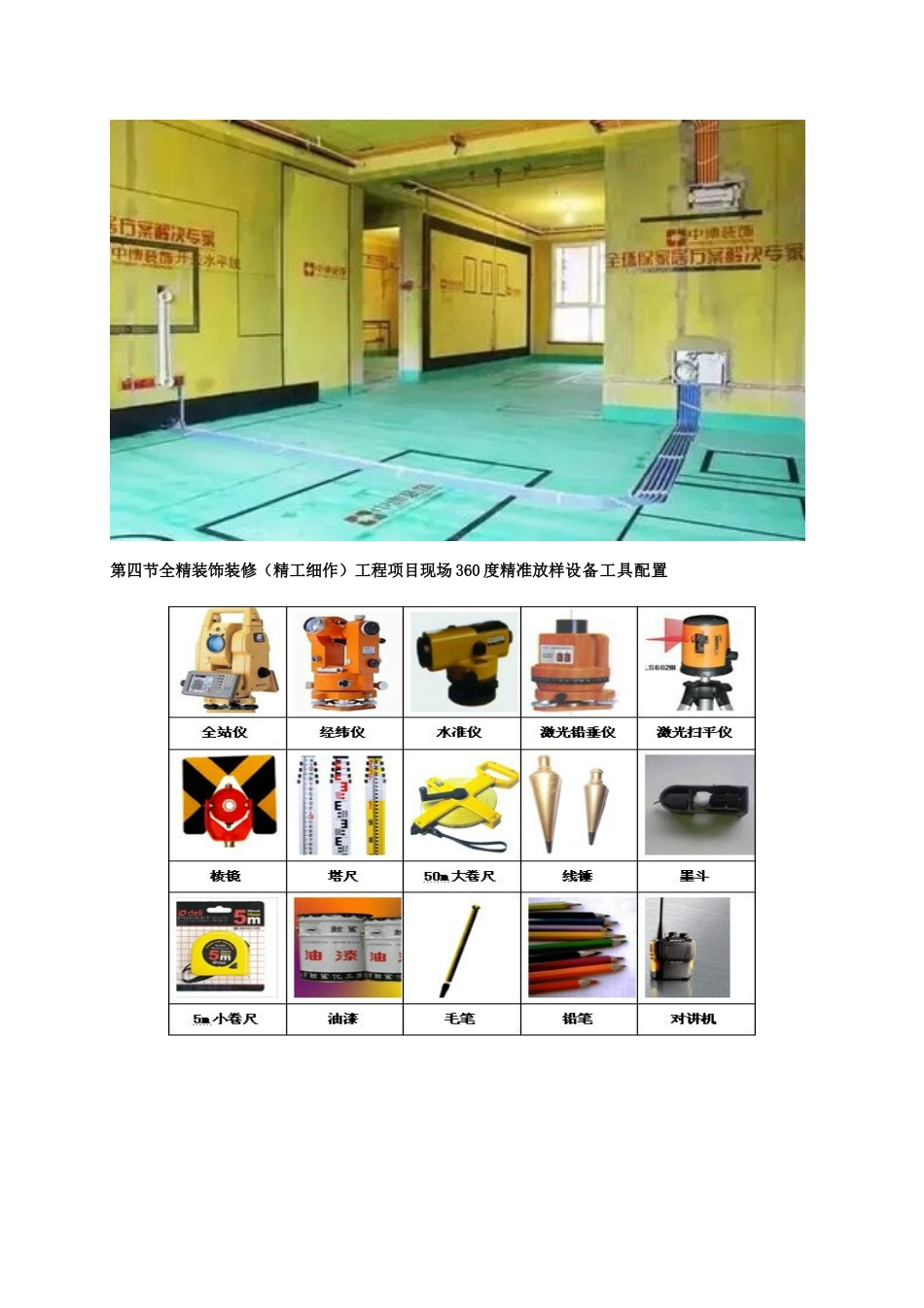 全精装饰装修(精工细作)工程360度精准放样方案2017-3-17_第3页