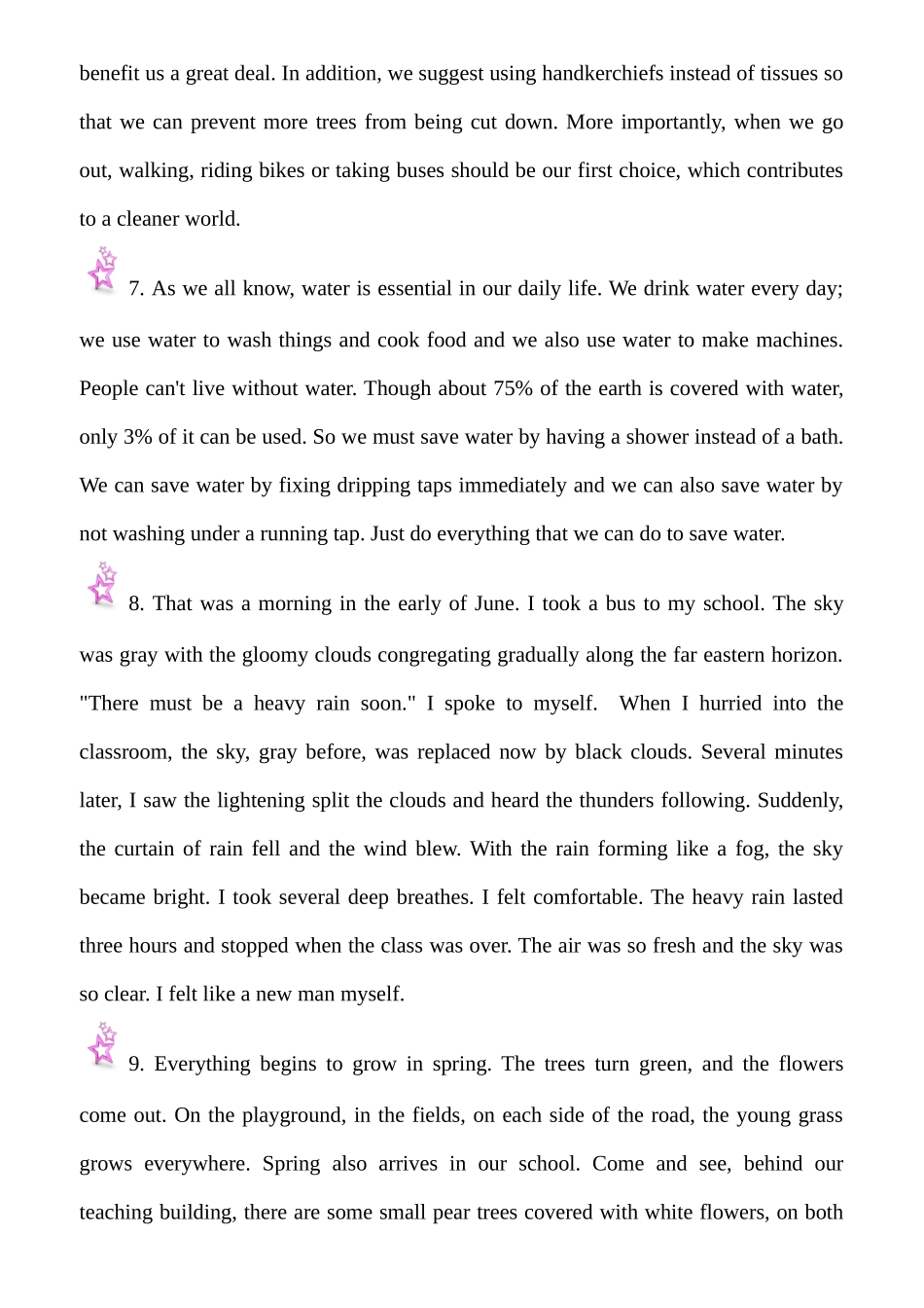 XXXX中央电视台希望之星英语风采大赛市预赛试题(初中组)_第3页