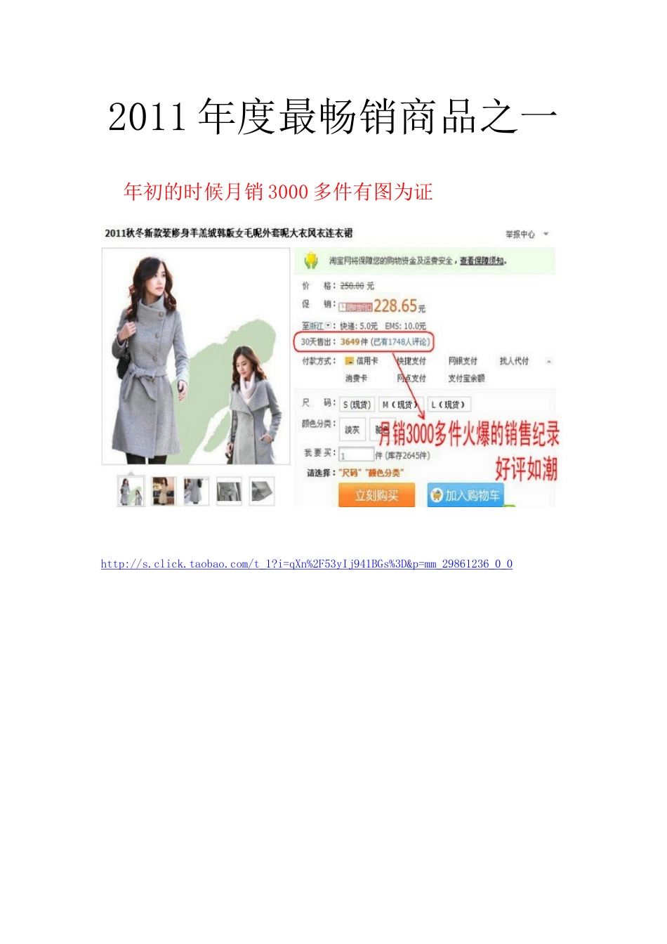 XXXX年度最畅销商品之一_第1页