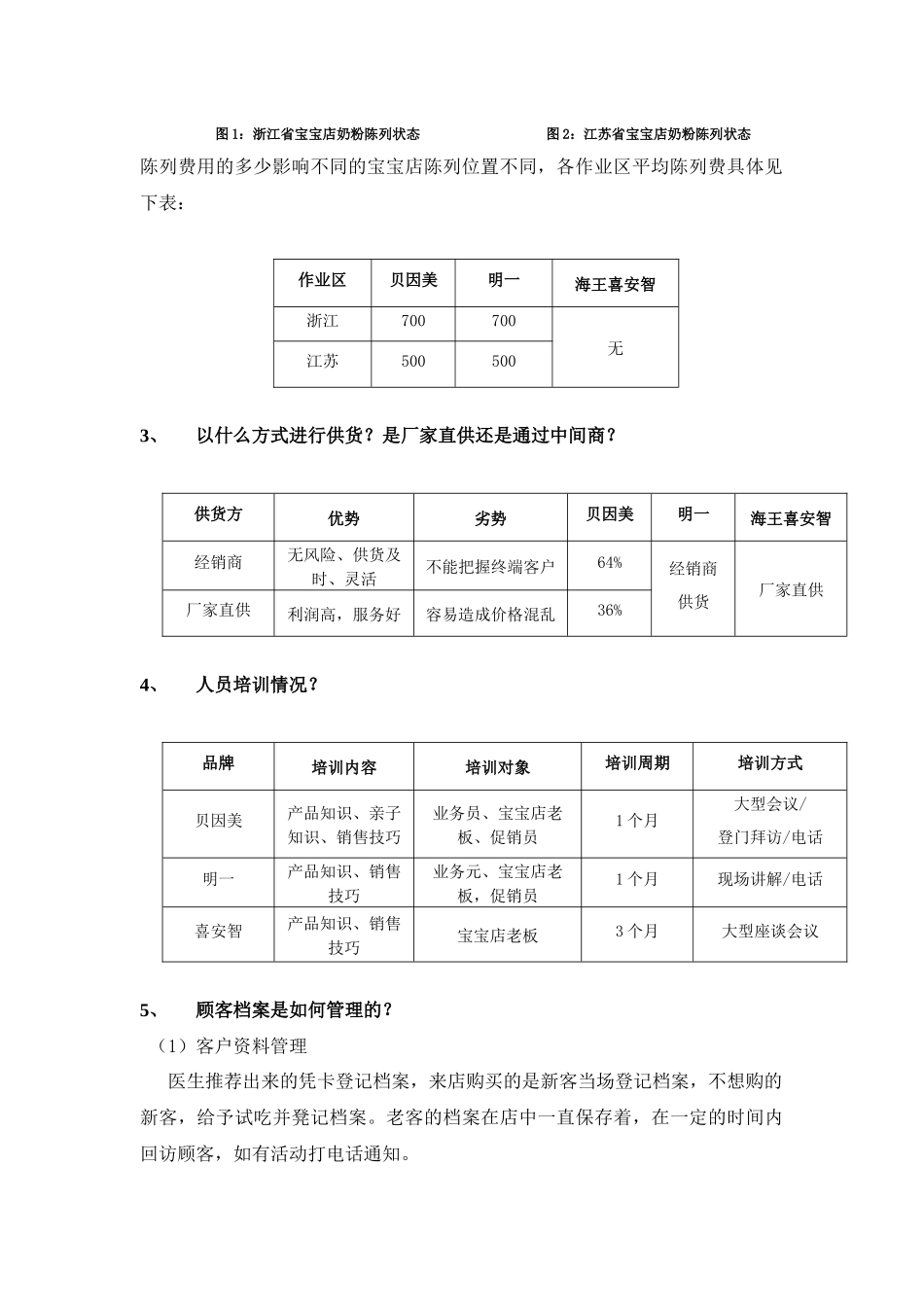 关于浙江与江苏两省宝宝店渠道的调研报告_第3页