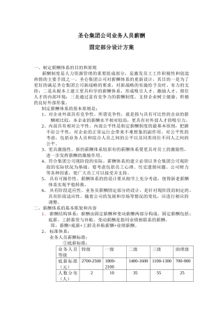 业务人员薪酬体系方案02