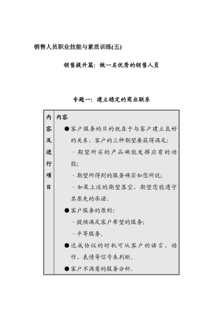 如何才能成为一名优秀的销售人员