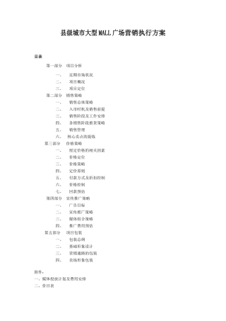 威远县县级城市大型MALL广场营销执行方案-47