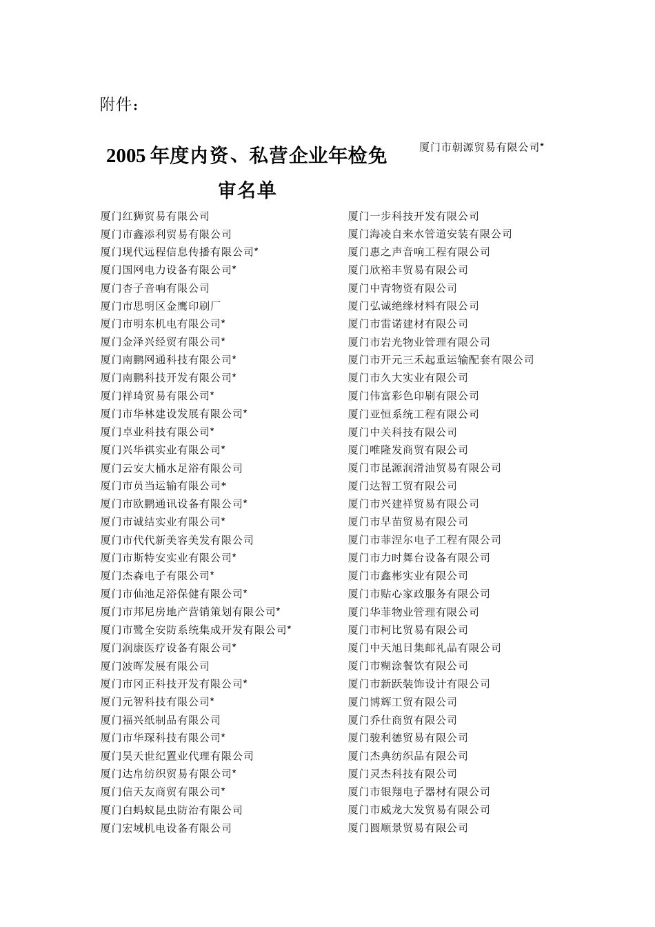 厦门红狮贸易有限公司_第1页