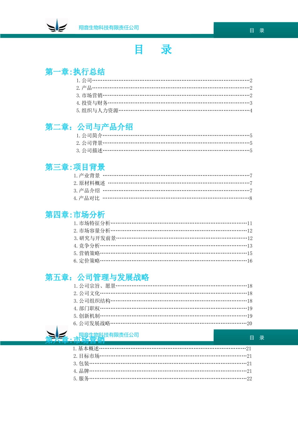 市场营销：翔音有限责任公司_第1页