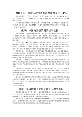 天然气价格资讯