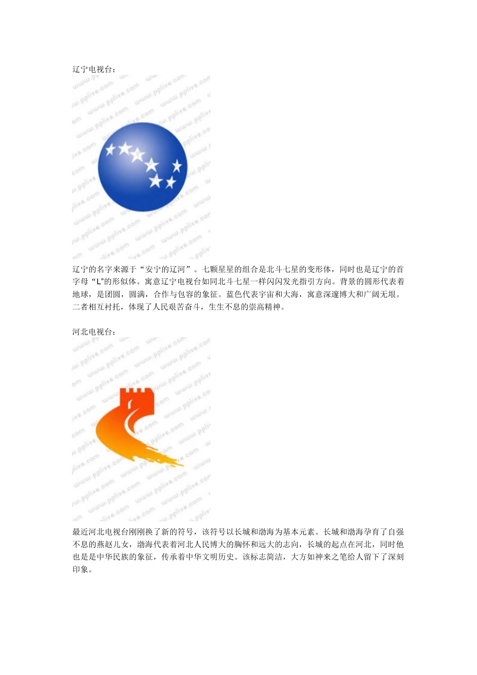 中国各电视台台标及介绍_第3页