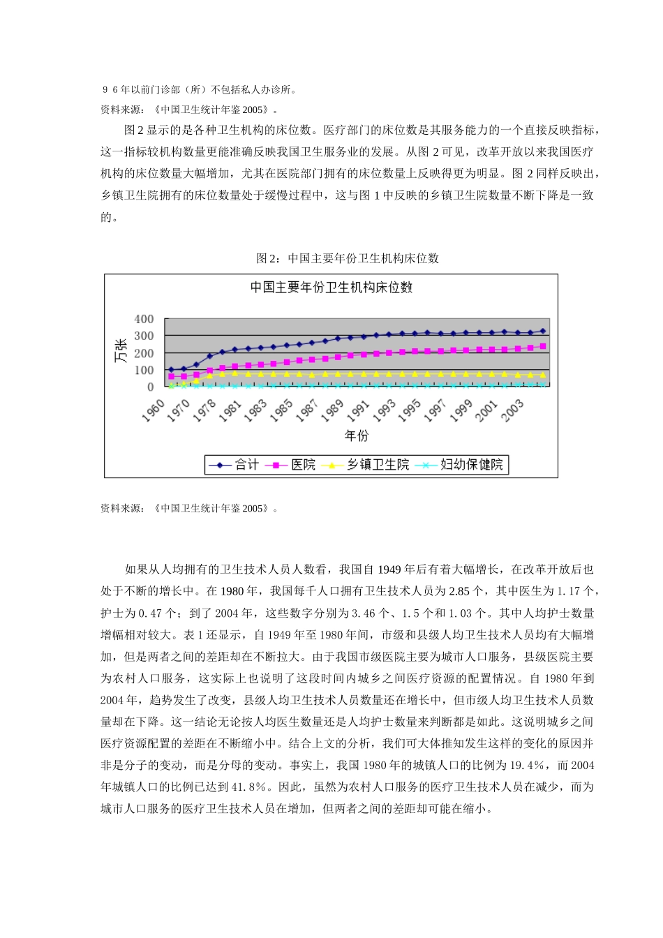 中国医疗体制改革与卫生服务业的发展_第3页